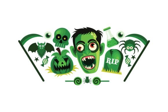 Download Set of Halloween Graphics Vector - Halloween graphics Collection
