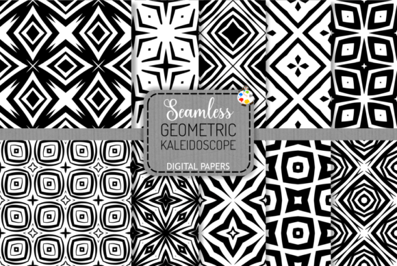 Download Seamless Geometric Kaleidoscope Patterns - Patterns Collection